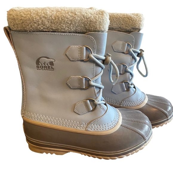 Sorel Shoes - SOREL Youth Snow Boots | 100% Waterproof | Luxurious Sherpa Lining| SIZE 5